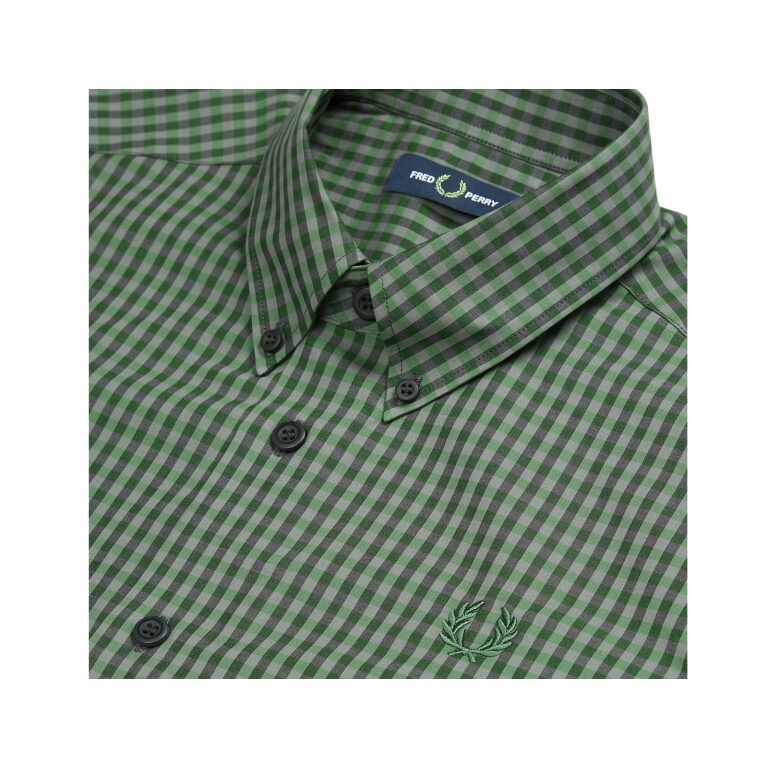 Fred Perry 3 Colour Gingham Shirt M7569 118 3