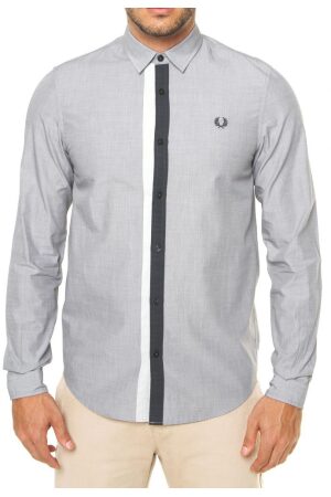 Fred Perry Camisa Fred Perry Placket Cinza 4354 2610961 3 zoom