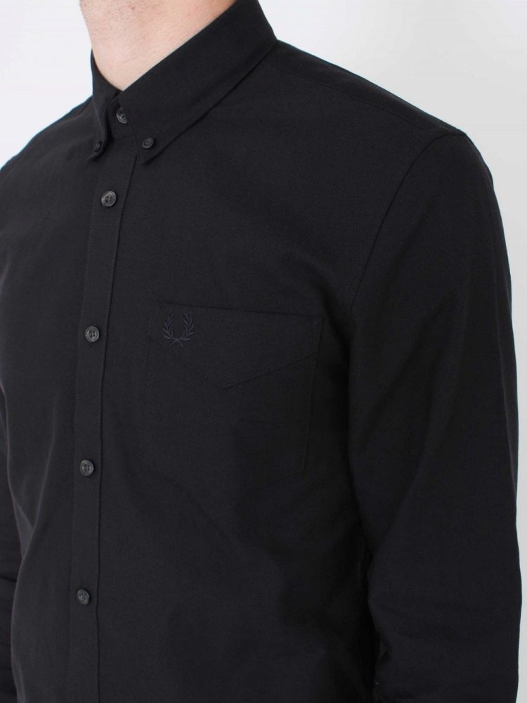 fred perry classic oxford shirt black p34417 545475 image