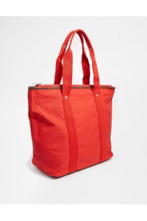 fred perry red canvas tote bag with zip top product 1 27752075 1 590857150 normal