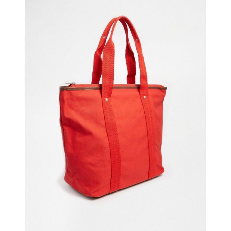 fred perry red canvas tote bag with zip top product 1 27752075 1 590857150 normal