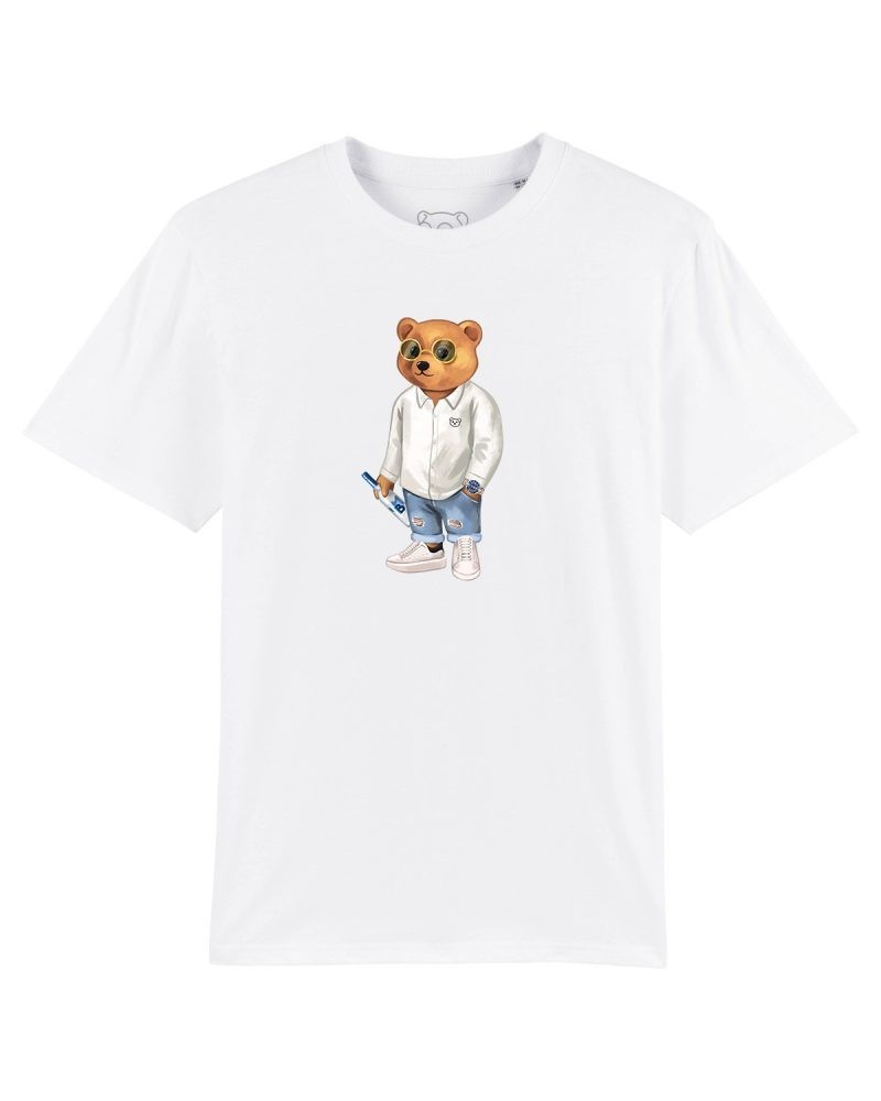 Baron Filou T Shirt Herren white Bear 18