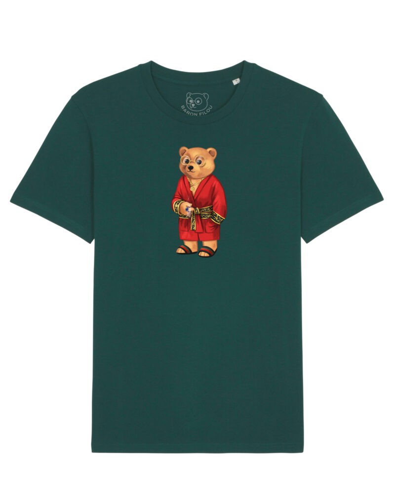 Baron Filou TShirt green Bear 3 scaled 1